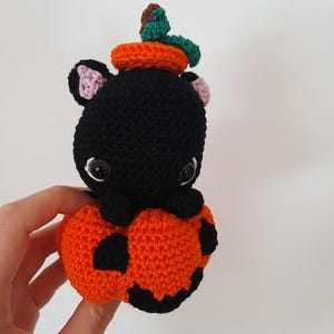 PDF パターン | ハロウィンかぼちゃ猫のあみぐるみ - Etsy 日本