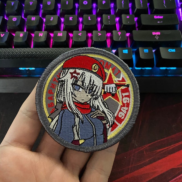 Anime Patch Little Master 3D Embroidered Girl Frontline Armband Wings of  Freedom Badge Backpack Patches for Clothing