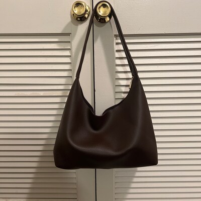 Leather Croc-Embossed Crossbody Bag