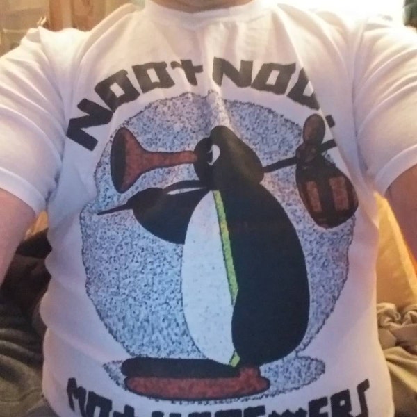 Noot Noot T-Shirt Für Pingu Fans Schwarz | Elbenwald