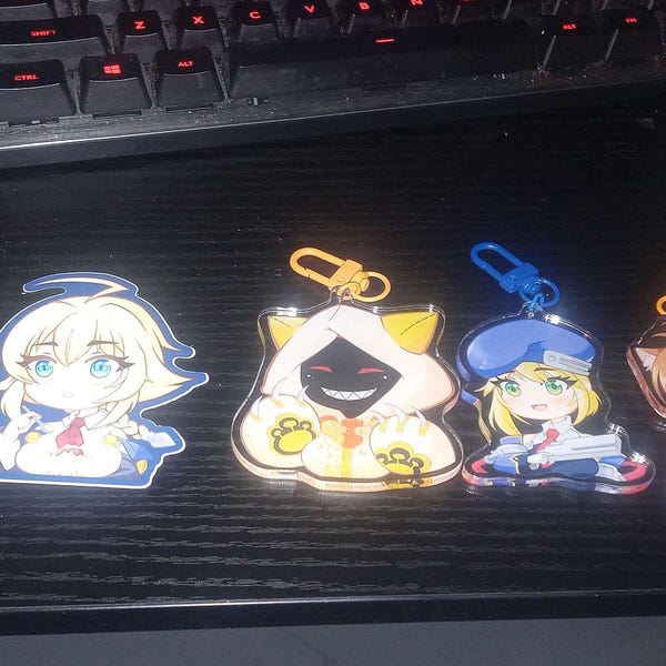Ggst Keychains Guilty Gear Strive | Bridget Vinyl Sticker | Fighting Games Decal ...