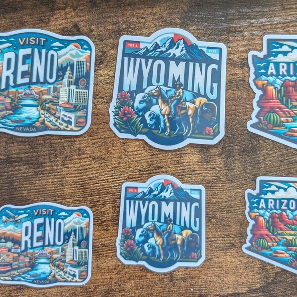thumbnail image 2 of Phoenix Arizona Sticker Decal – Vintage Travel Vinyl For Cars, Laptops – Grand Canyon 2 of 4