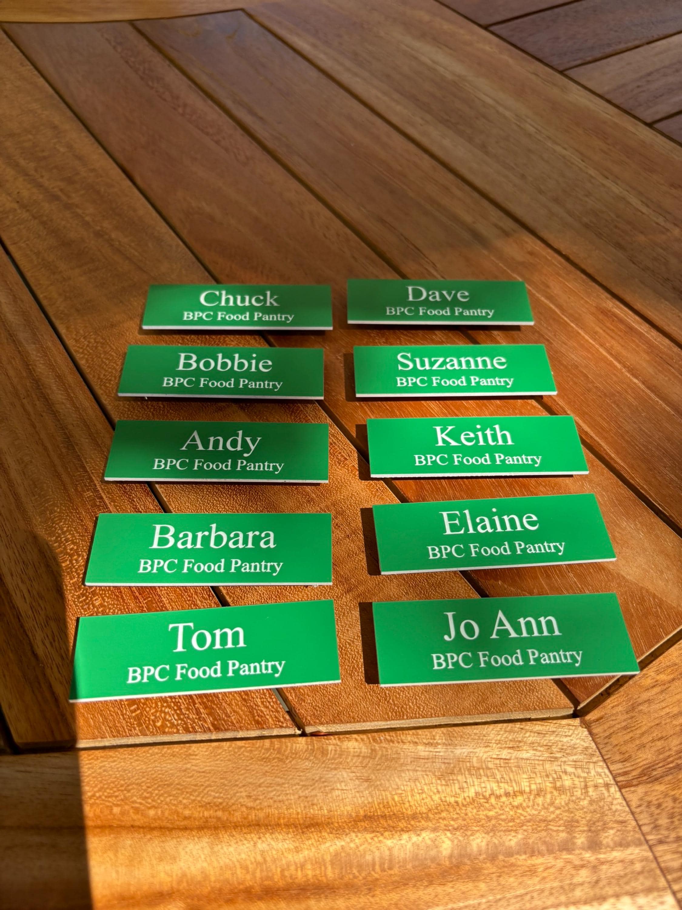 Customized Laser Engraved Name Badges with Pin or Magnetic Backing 1&quot;X3&quot; Employee Personalized Name Tag Identification (*Buy 3 get 1 Free!*)