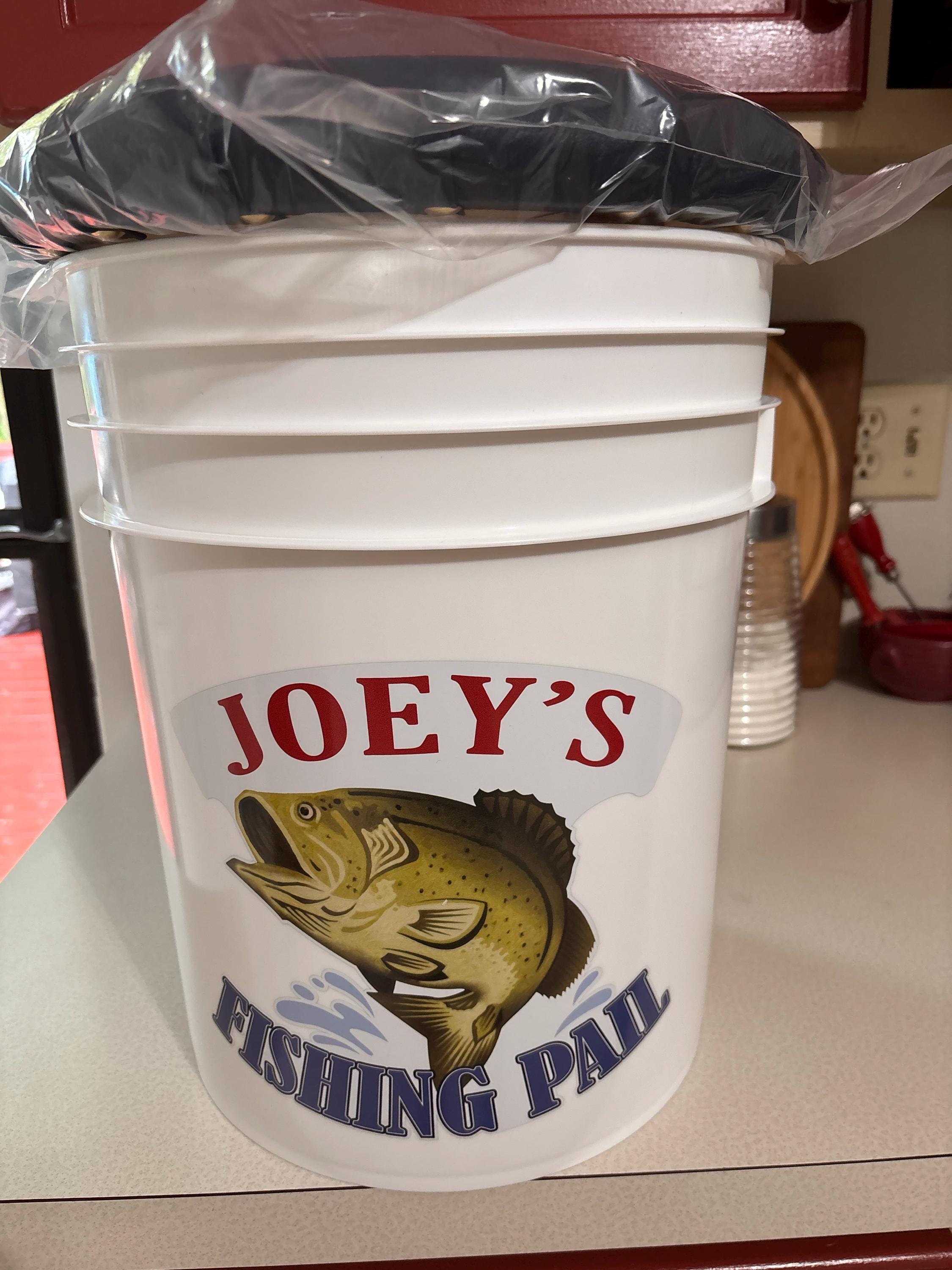 Personalized Fishing Pail - Fishing Seat - The Angler - For The Fisherman - Fishing Gift - Youth Fishing Gear - Both Adult and Youth Sizes
