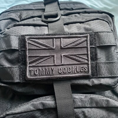 Patch Brodé Personnalisé à Coudre Ou à Repasser - Nom Courbe, Style UK, Pour Jeans Ou Vestes