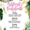 Tropical Bachelorette Party Itinerary Template Beach Bachelorette Tropical Bachelorette Party Itinerary Template Beach Bachelorette