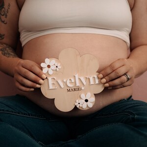 Ocean Waves Epoxy Birth Announcement Sign Baby Name Sign Baby Keepsake ...