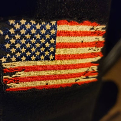USA Flag & New England Patriots Morale Patch - Tactical Military Army Badge, US Made 4 thumbnail image