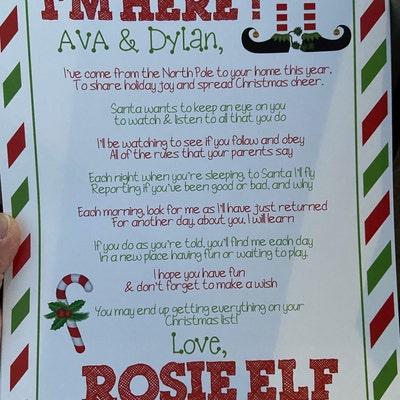 Printable Christmas Elf Letters and Activities-christmas & Holiday ...