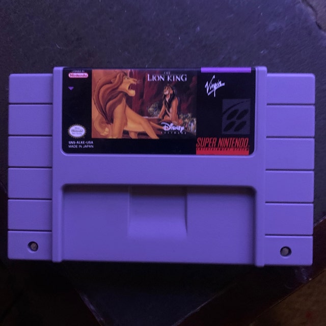 The Lion King (super Nintendo Entertainment System, 1994) Vintage