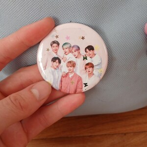 BTS Merch Kpop Pins - BTS Pins - Bangtan Boys Kpop Pinback Button