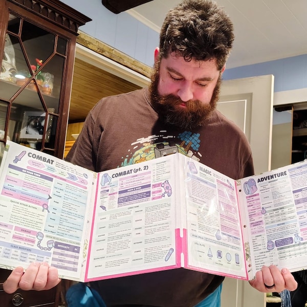 Printable Dungeons & Dragons DM Screen Inserts for 5e [DIGITAL DOWNLOAD ...