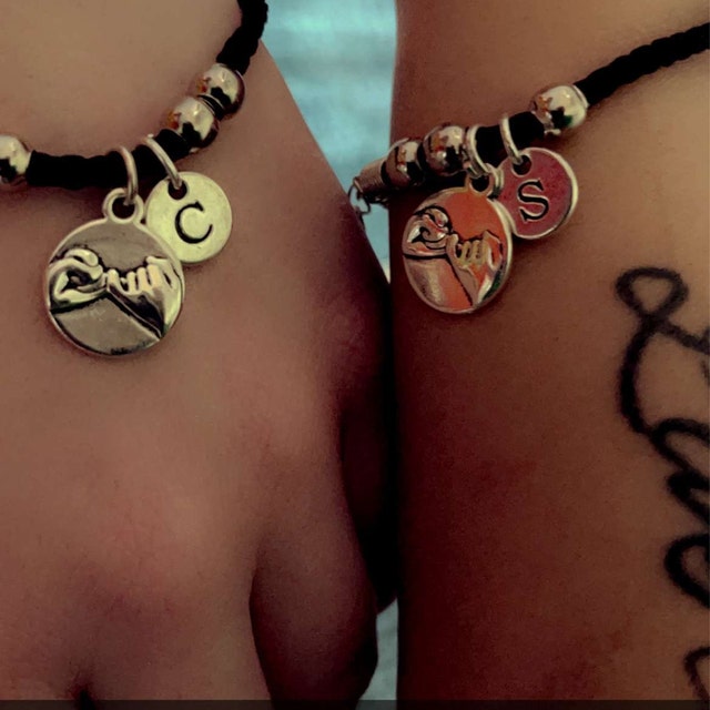 TTOVEN Braccialetti Amicizia, Braccialetto Migliore Amico Regalo per Amici Migliori Amici, Braccialetti per 2, Metallo