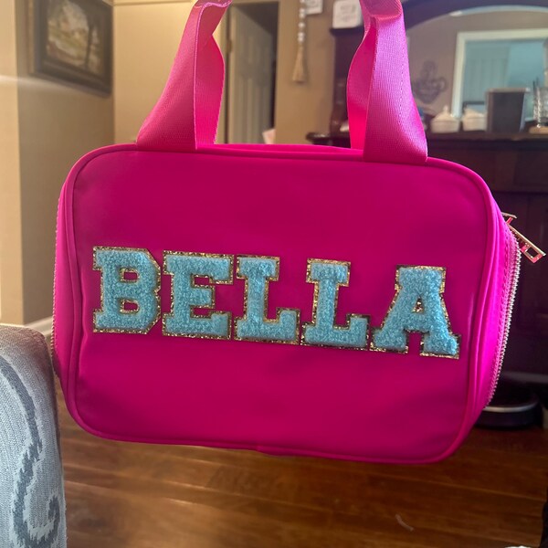 Personalized Lunch Box Bag Custom Lunchbox With Patches for School Kids ...