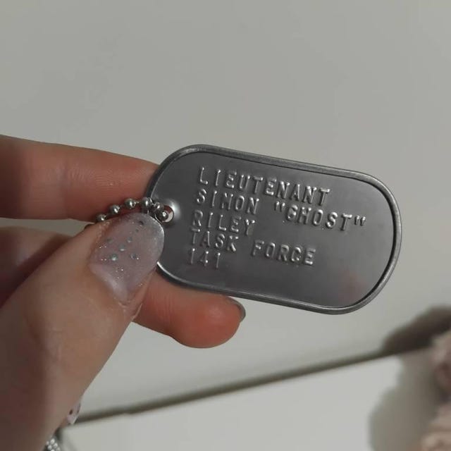 BATTLEFIELD6 ドッグタグ本体＋プロダクトコード Simon 'Ghost' Riley の米国軍用ドッグタグ セット (テキストが