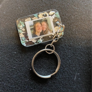 Personalized Photo Keychain customize W/your Photo Resin - Etsy