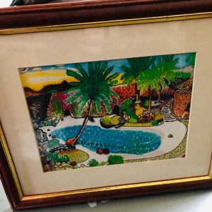 Glass Gainer (santorini Swimming Pools) A3 Giclee - Etsy