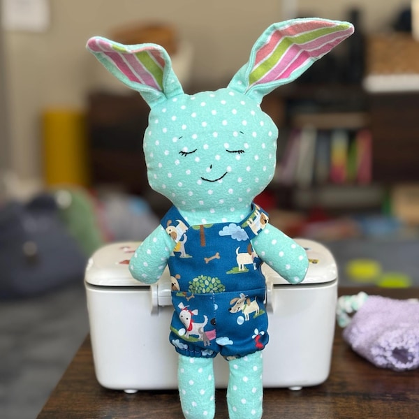 Bunny Rag Doll Sewing Pattern With Changeable Clothes (PDF Download) - Etsy