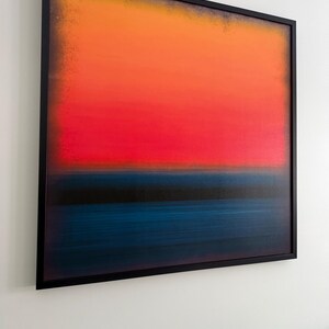 Mark Rothko 'orange and Blue Horizon, 1961' Abstract Canvas