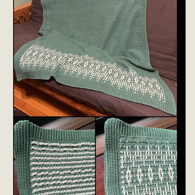 A customer's finished Wish Upon a Star Blanket Crochet Pattern