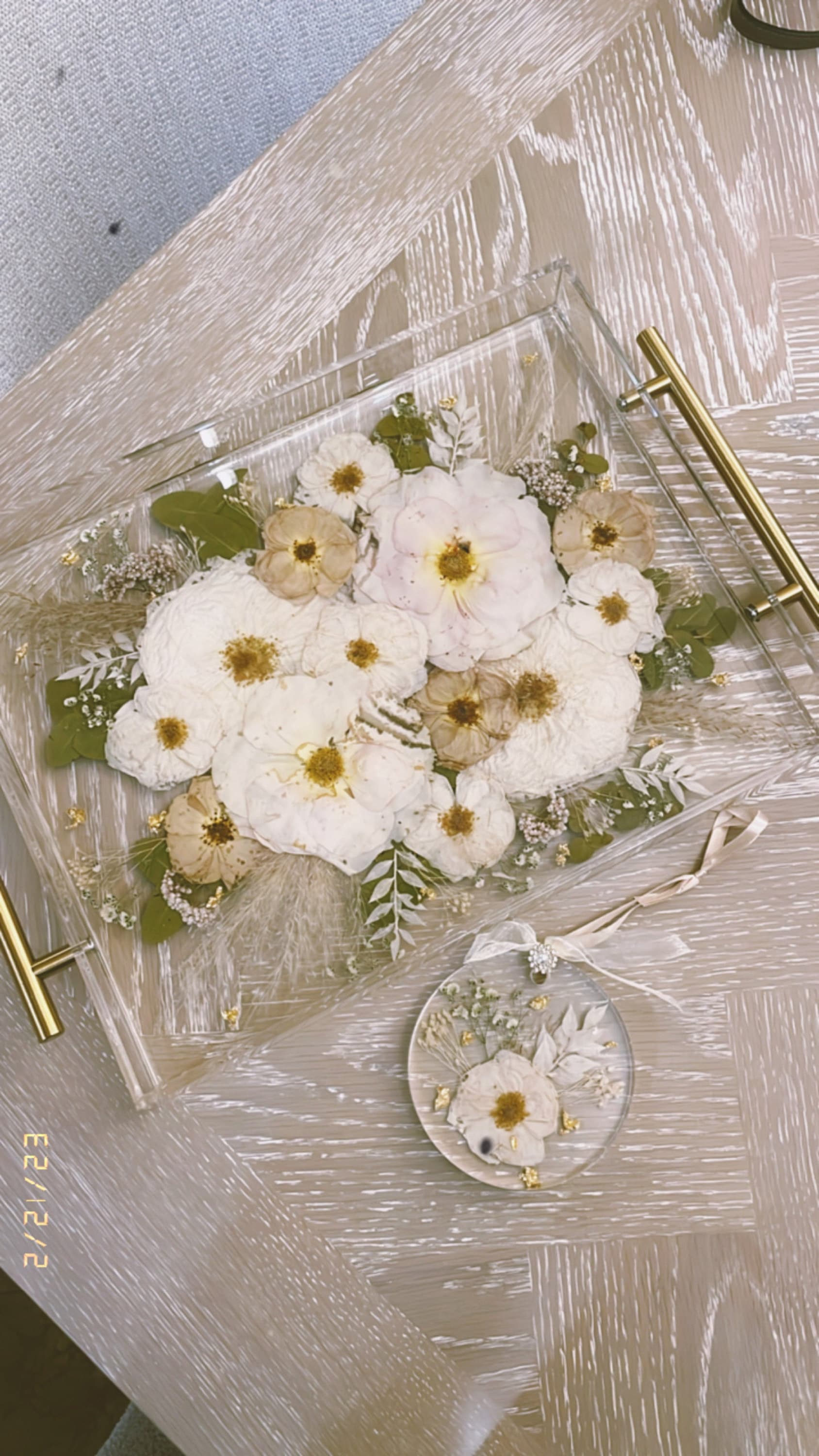 Preserved flowers from rachele's etsy review