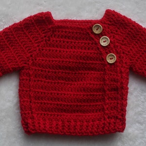 Crochet Pattern Baby and Childrens Sweater Newborn to 6 Years - Etsy