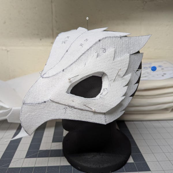 Bird Mask Pattern - Digital Download | PDF - Etsy