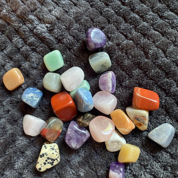 Insane Deal 20 Lbs of Assorted Mix of Rough & Tumbled Stones at ...