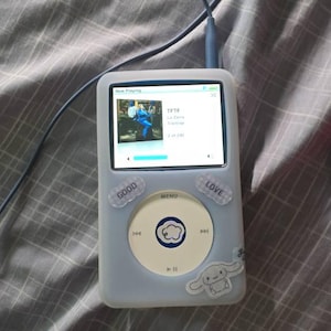 Apple iPod Classic - 第 7/6 世代、ブルー+ホワイト (3000 mAh