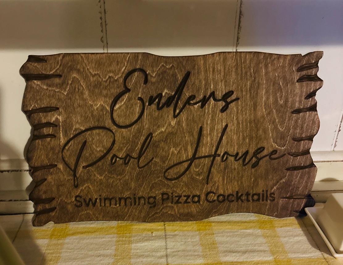 Custom Family Name Wood Sign Farmhouse Decor, Cabin Decor, Camping Decor, Last Name Sign, Personalized Family Campsite Sign, Outdoor Decor