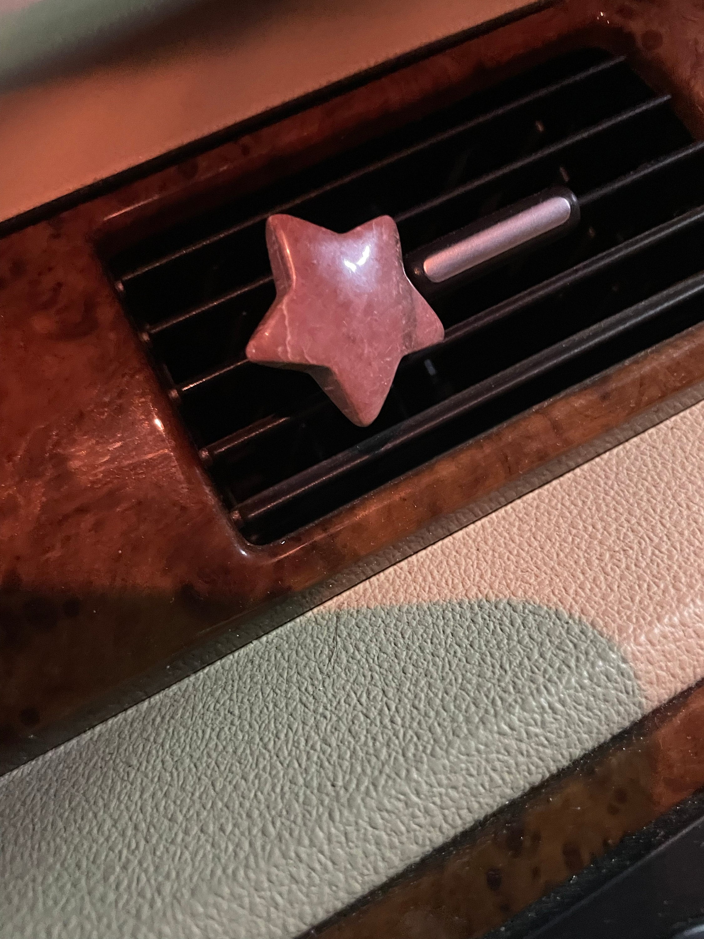 (Set of 2pcs)Crystal Car Vent Clips Crystal Star Moon Car Outlet Decoration, Natural Quartz Car Parts, Car Crystal, Car Gifts