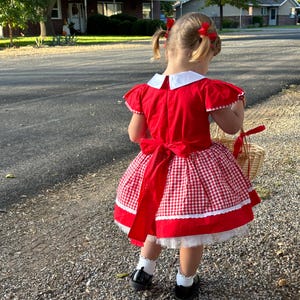 Red Riding Hood Costume, Red Outfit and Cape for Toddler - Etsy