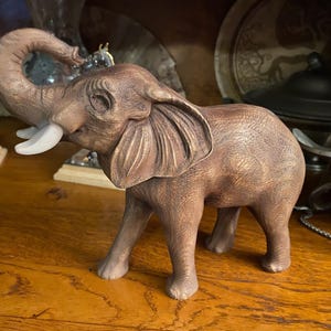 象の置物：アフリカ風インテリア - Etsy 日本