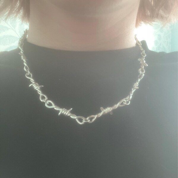 thumbnail image 2 of Skeleton In Shackles Gothic Necklace - 24" Box Chain With Skull Pendant - Goth Halloween Jewelry 2 of 5