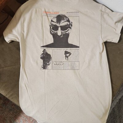 MF Doom T-shirt MF Doom Graphic Tee, Doomsday, Madvillain Metal Face ...