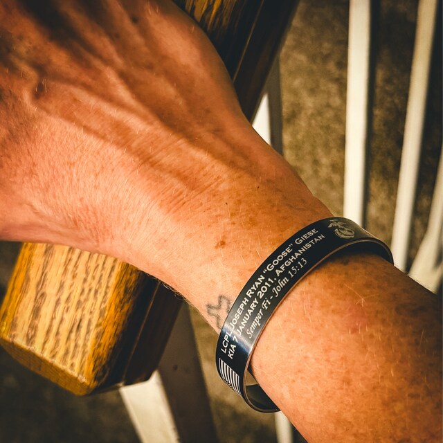 Memorial Bracelet Military KIA in Memory of Loss of a Loved One Honor the Fallen End of Watch Fallen Solider USMC Navy Army Etsy