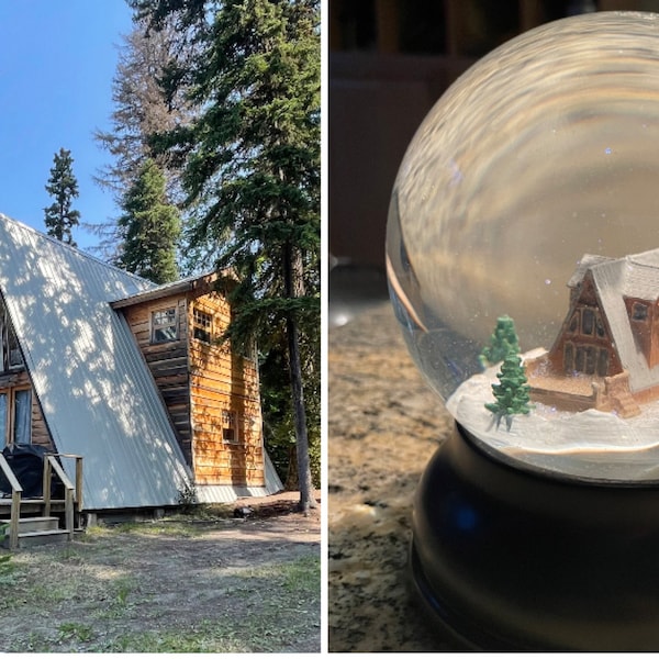Snow Globe- Custom Snow Globe, Your Home in Globe, Christmas Gift ...