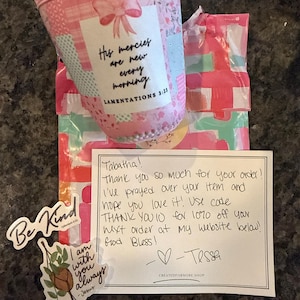 Tabatha added a photo of their purchase