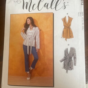Sewing Pattern for Womens Robes, Butterick B6967, Womens Full Zip Robes ...