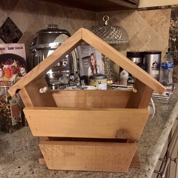 Punchau Open-Front Mourning Dove Birdhouse - 14"L X 11"H X 6"W Natural Cedar Nesting Box For Outdoors