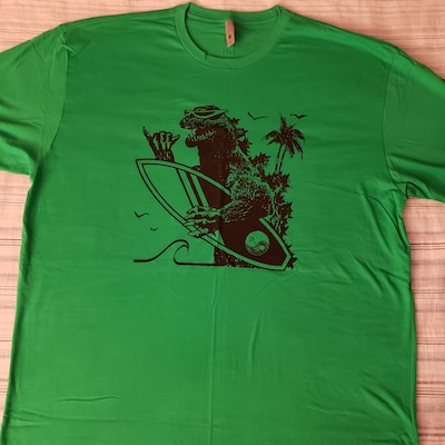Dinosaur Surfing T Shirt Vintage Surf T Shirts Cool Surfer - Etsy