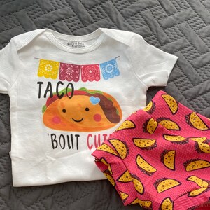 Taco Onesie® Funny Onesies Baby Girl Clothes Taco Birthday | Etsy