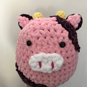 Mini and Large Squishmallow Cow Crochet PDF PATTERN BUNDLE - Etsy