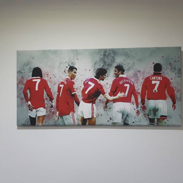 Magnificent 7s Manchester United Framed Canvas Print - Etsy