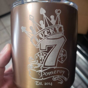 It Happens YETI\u00ae No Lid Wine OOPS Paper Bag Random Draw Error Engraving Already Engraved