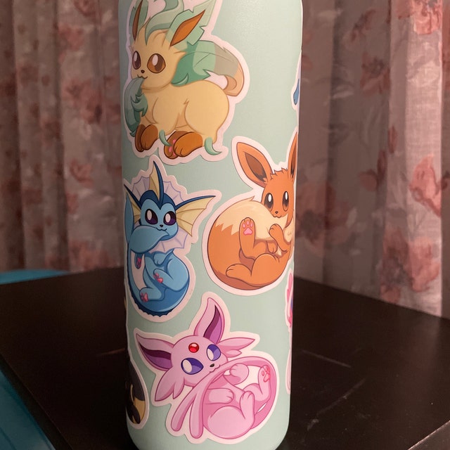 Pokemon Eevee Eeveelutions Carabiner Water Bottle