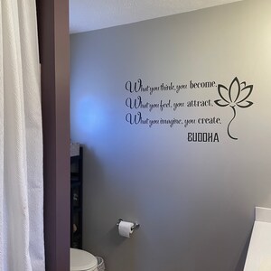 In-style Decals Wall Vinyl Decal Home Decor Art Sticker Buddha Quote ...