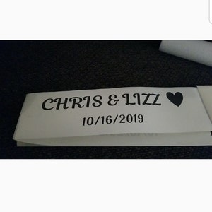 Custom Printed Labels for LED Foam Sticks. Clear Poly Label With ...