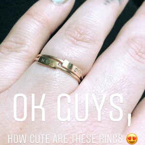 Personalized Jewelry Gift for Her Handmade Stacking Ring - Etsy