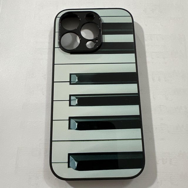 Elegant Piano, Music Keyboard Case, iPhone 17 16 15 14 13 Max Mini